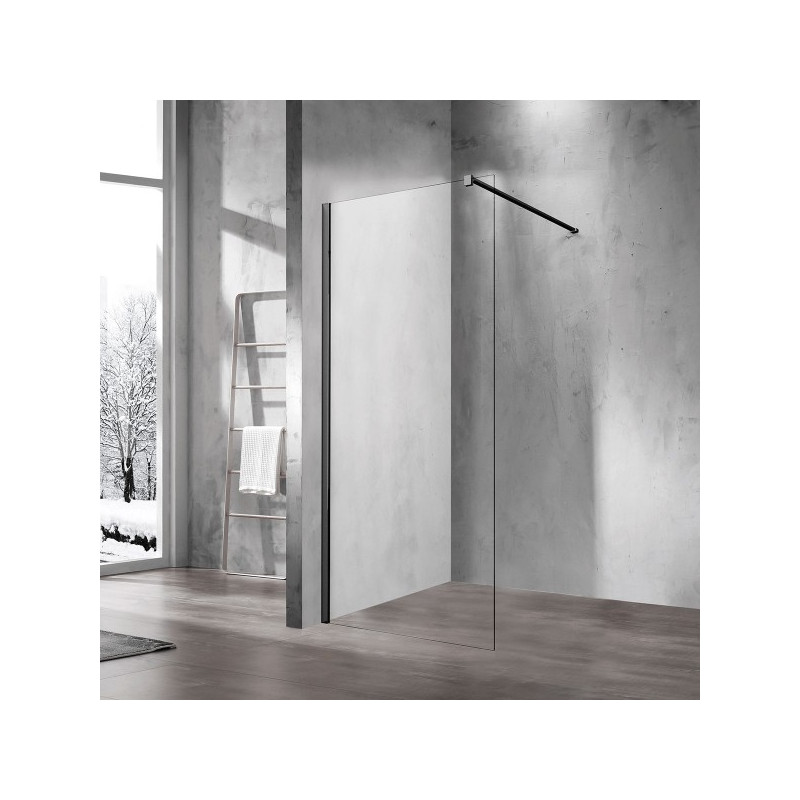 Душевая стенка Vincea Walk-In VSW-1H800CLB в интерьере