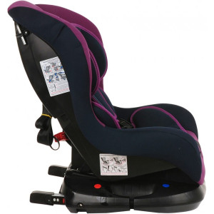 Автокресло Bambola Bambino Isofix фиолетовый/синий сбоку