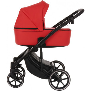 Универсальная коляска Pituso Bella 2в1 красный/черный сбоку