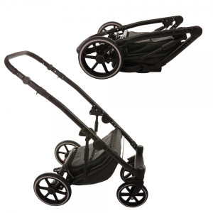 Универсальная коляска Pituso Bella 2в1 красный/черный складная рама