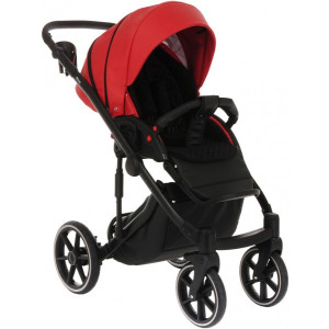 Универсальная коляска Pituso Bella 2в1 красный/черный прогулочный модуль