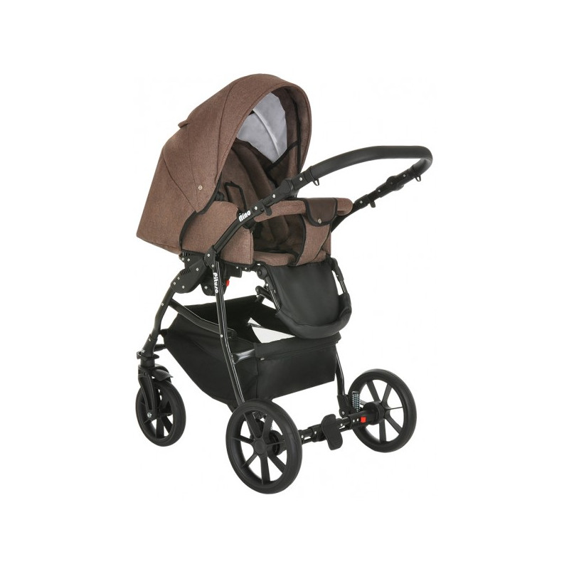 Универсальная коляска Pituso Nino 2в1 Brown реверсивный блок