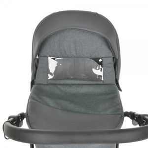 Универсальная коляска Pituso Nino 2в1 New Grey защита от непогоды