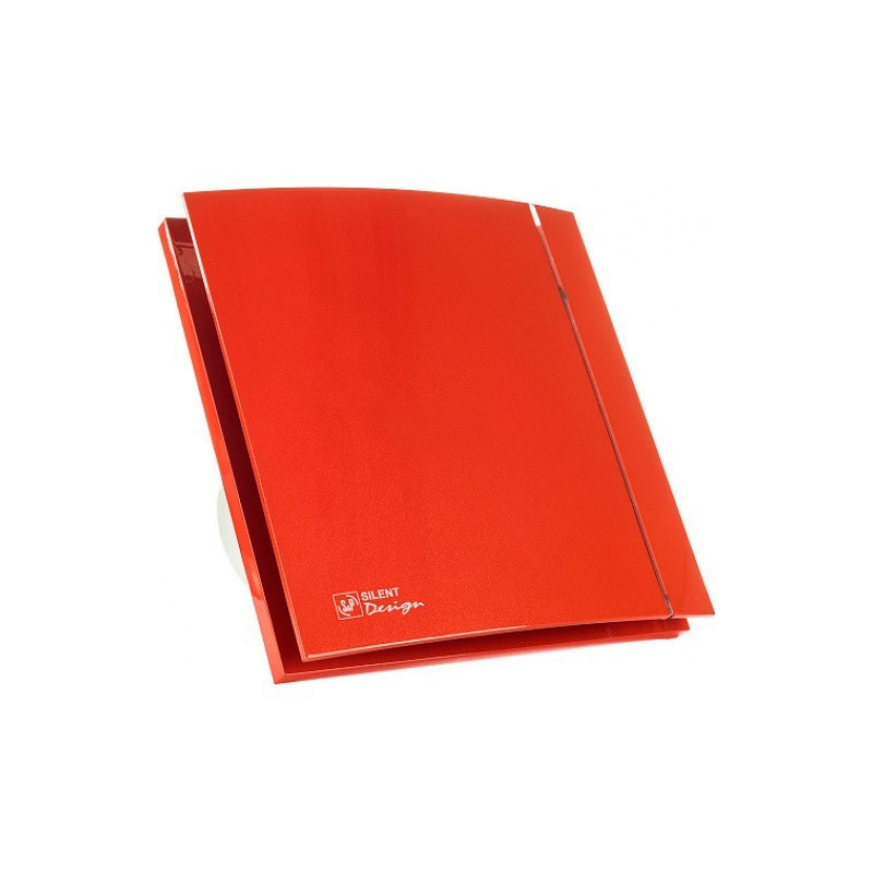 Вытяжной вентилятор Soler&Palau Silent-100 CZ Red Design - 4C сбоку