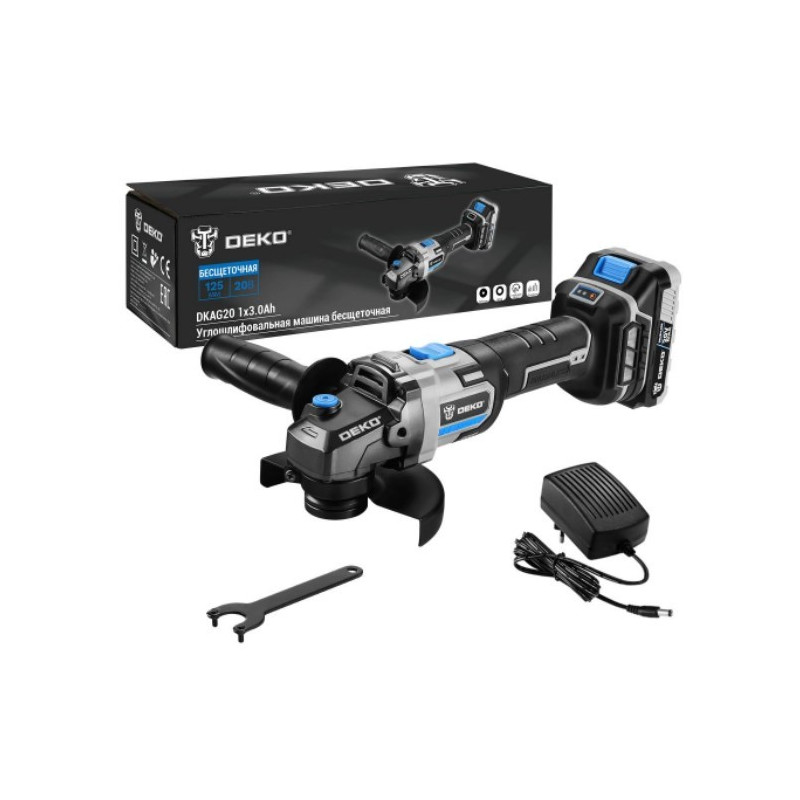 Угловая шлифмашина Deko DKAG20 063-4026 комплект