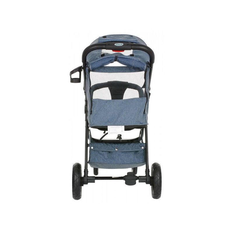 Прогулочная коляска Pituso Toledo Air джинс смотровое окошко