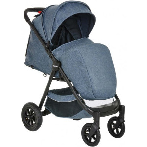 Прогулочная коляска Pituso Toledo Air джинс с накидкой на ножки