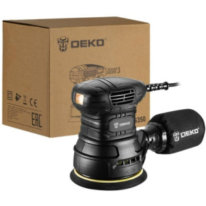 Эксцентриковая шлифмашина Deko DKG350 063-4263 с коробкой