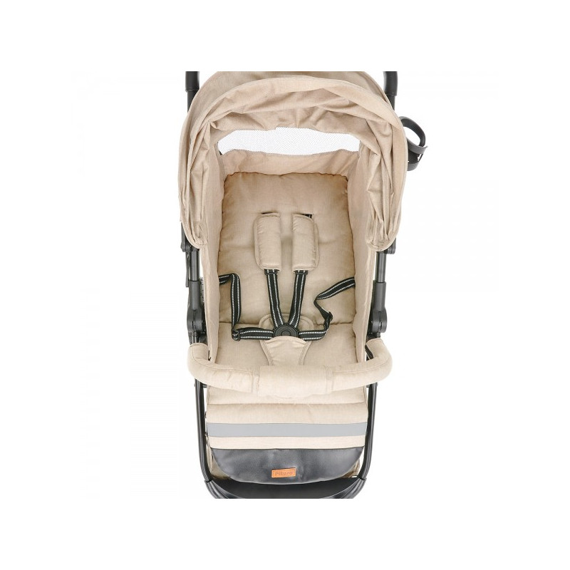 Прогулочная коляска Pituso Toledo Air капучино вблизи