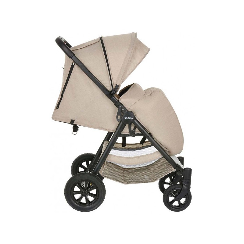 Прогулочная коляска Pituso Toledo Air капучино защита от непогоды