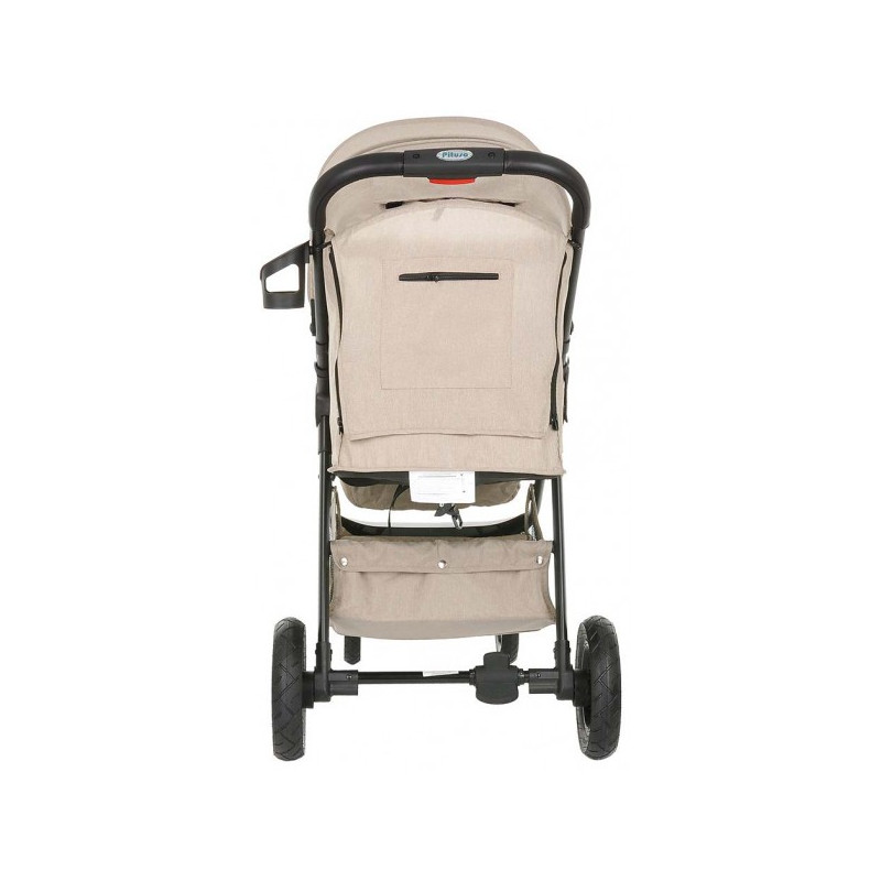 Прогулочная коляска Pituso Toledo Air капучино сзади