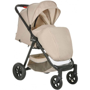 Прогулочная коляска Pituso Toledo Air капучино с накидкой на ножки