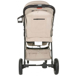 Прогулочная коляска Pituso Toledo Air капучино сзади