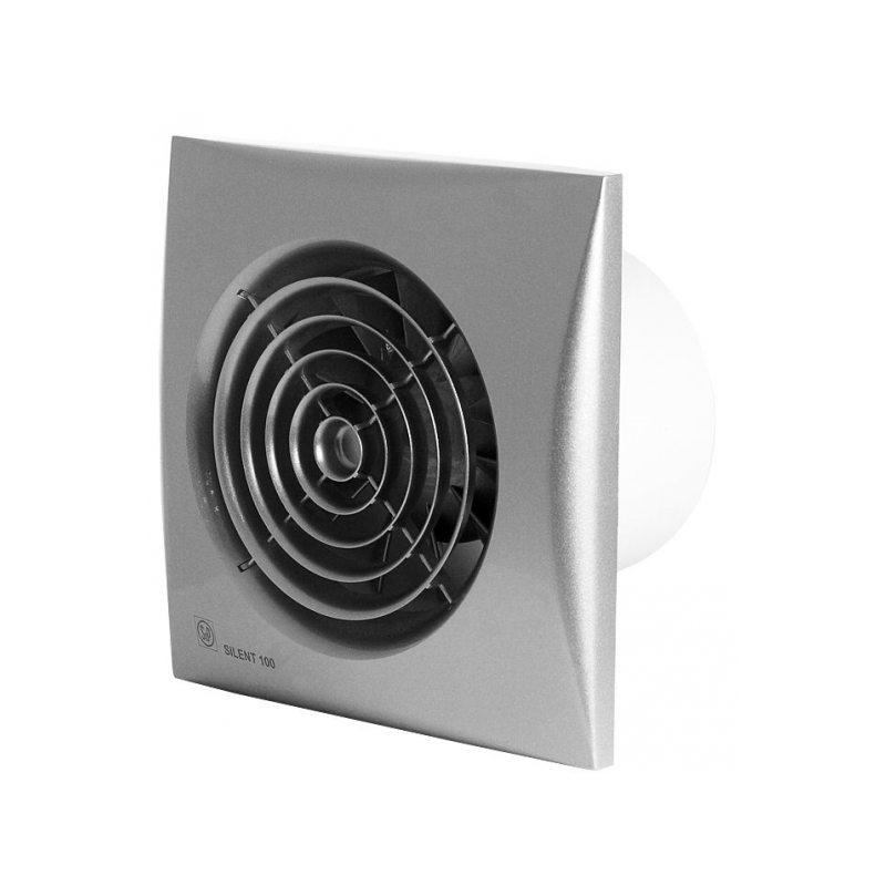 Вытяжной вентилятор Soler&Palau Silent-200 CZ Silver сбоку