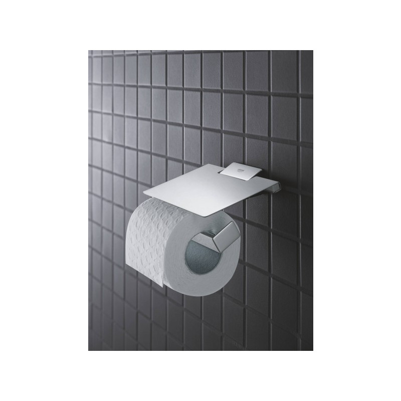 Держатель для туалетной бумаги Grohe Selection Cube 40781000 монтаж