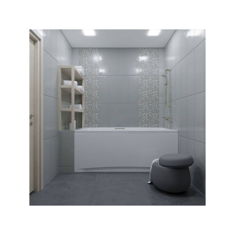 Ванна акриловая Triton Алекса 170x75 (с каркасом, сифоном, 2 экранами) в интерьере