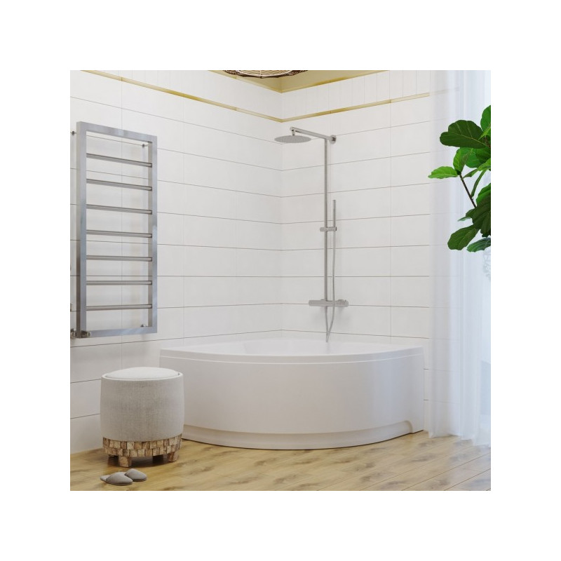 Ванна акриловая Triton Мартин 120x120 в интерьере