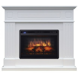 Портал Smolcom Lauritz V23 бьянко белый с камином