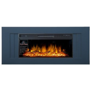 Портал Smolcom Line V42 черный с камином