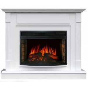 Портал Smolcom London FS25 бьянко белый с камином