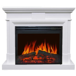 Портал Smolcom Stamford MB/JUP/SYM26 бьянко белый с камином