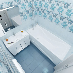 Ванна акриловая Triton Стандарт 165x70 в интерьере