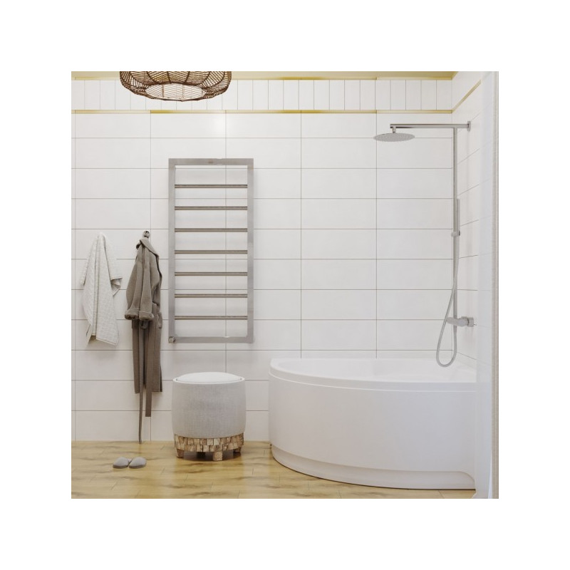 Ванна акриловая Triton Троя 150x150 (с каркасом) в интерьере