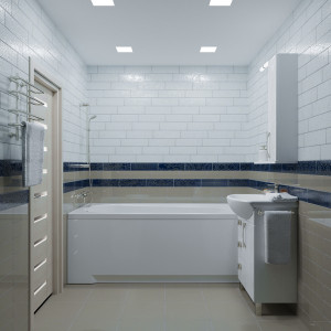 Ванна акриловая Triton Дина 170x75 (с каркасом) в интерьере