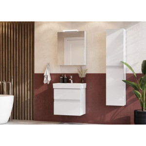 Шкаф с зеркалом Roca Oleta 60 857646806 в интерьере