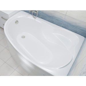 Ванна акриловая Triton Николь 160x100 L (с каркасом, сифоном, экраном) вблизи