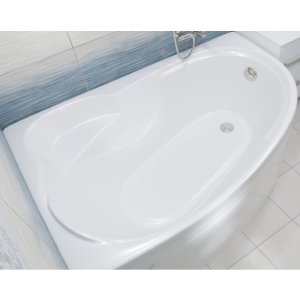 Ванна акриловая Triton Николь 160x100 R (с каркасом, сифоном, экраном) вблизи