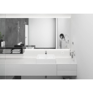 Смеситель Hansgrohe Vernis Blend 190 71591000 хром в интерьере
