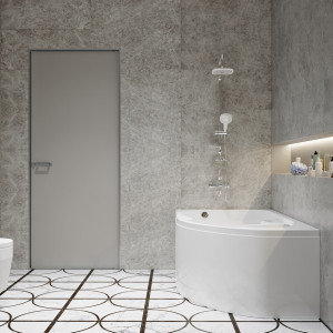 Экран для ванны Triton София 170 см сбоку