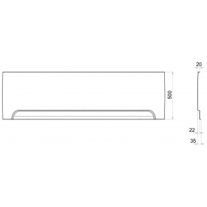 Экран для ванны Triton Мартин 120 см параметры