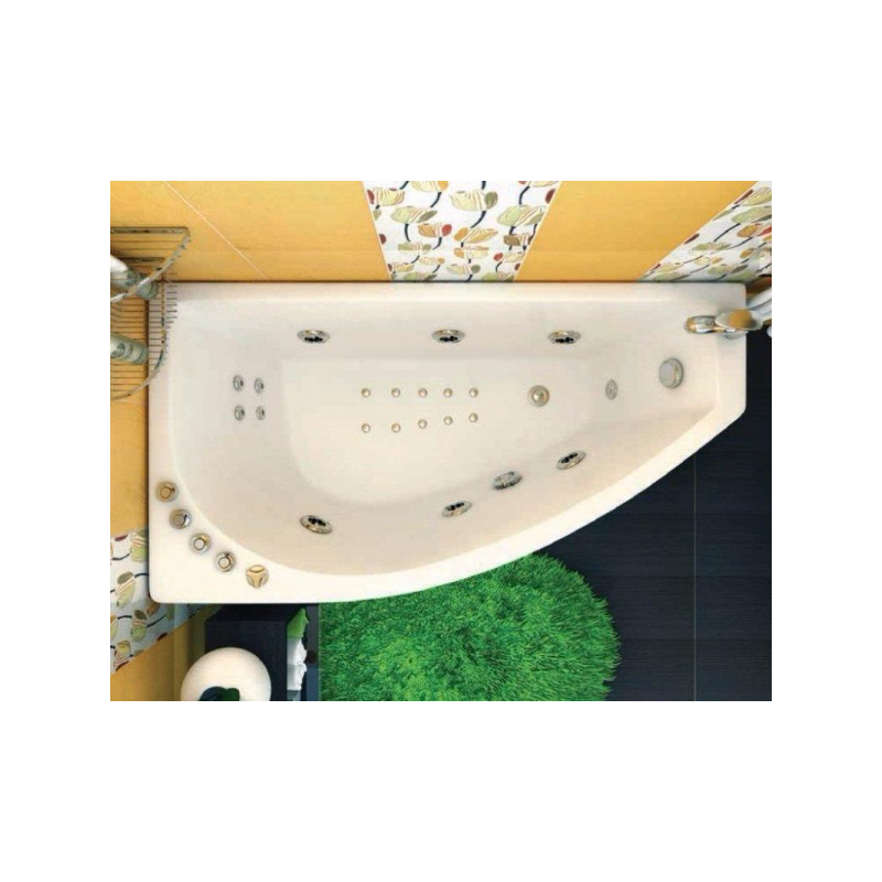 Ванна акриловая Triton Бэлла Базовая 140x76 R в интерьере