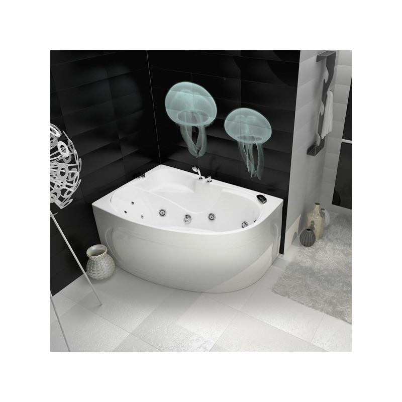 Ванна акриловая Triton Изабель Стандарт 170x100 R в интерьере