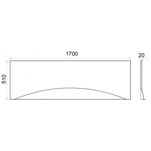 Экран для ванны Triton Ультра, Европа 170 см параметры