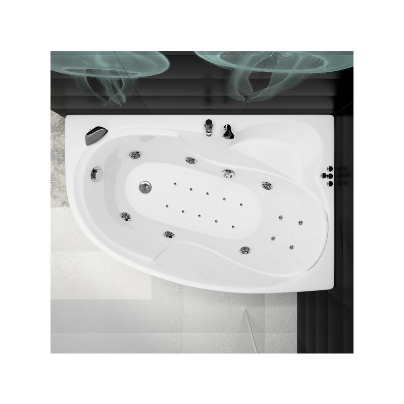 Ванна акриловая Triton Кайли Люкс 150x100 L вид сверху