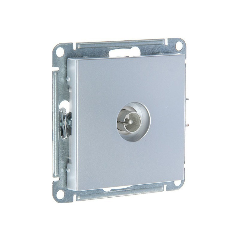 Розетка Schneider Electric W59 RTS-151-5-86 матовый хром