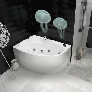 Ванна акриловая Triton Кайли Стандарт 150x100 R в интерьере