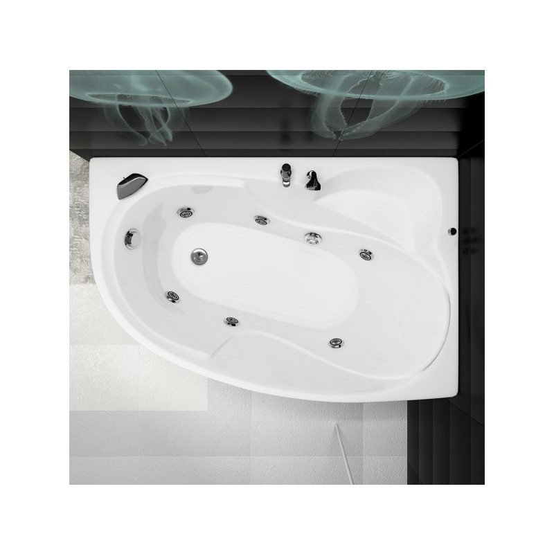 Ванна акриловая Triton Николь Базовая 160x100 L вид сверху