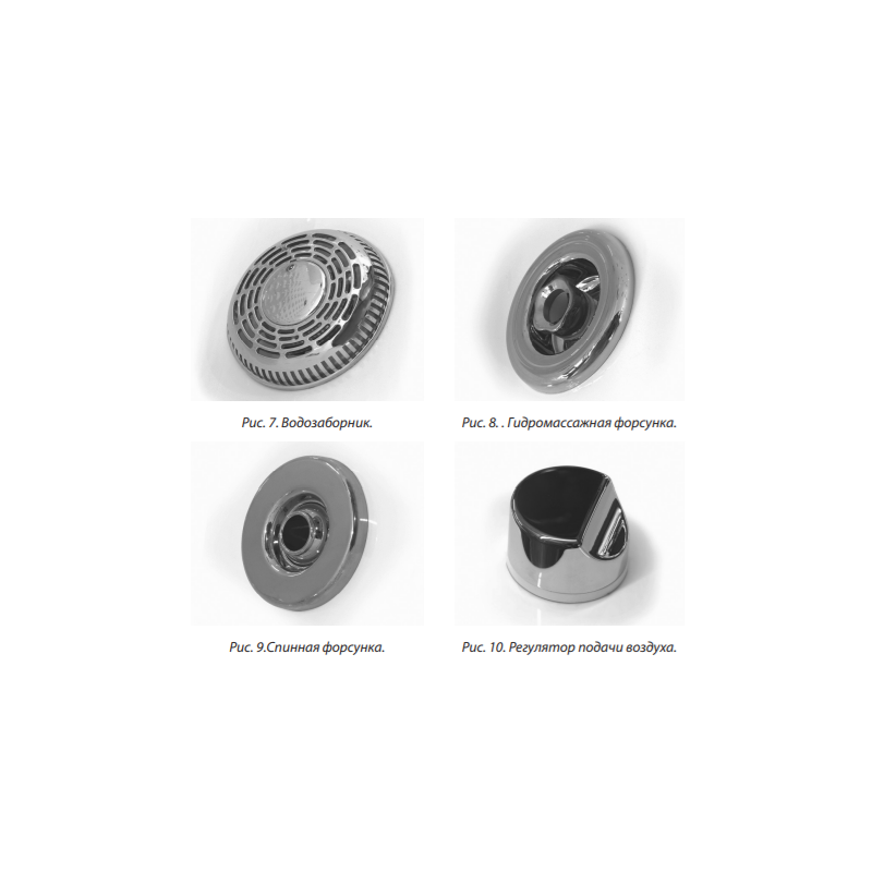 Ванна акриловая Triton Прага Базовая 150x70 (с гидромассажем) детали