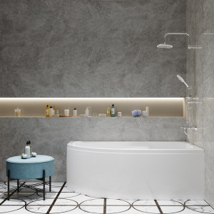 Ванна акриловая Triton София Люкс 170x95 R в интерьере