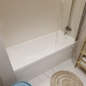 Экран для ванны Triton Стандарт 140 см в интерьере