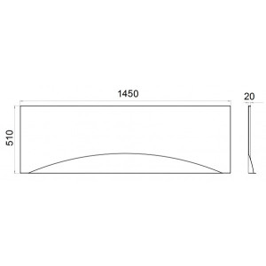 Экран для ванны Triton Стандарт 145 см параметры