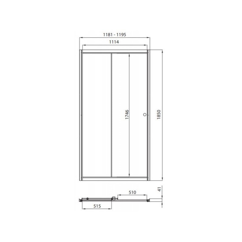 Душевая дверь Triton Слайд 120 параметры