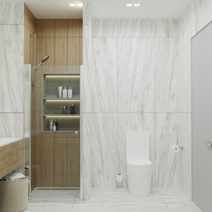 Душевая дверь Triton Уно 90 в интерьере