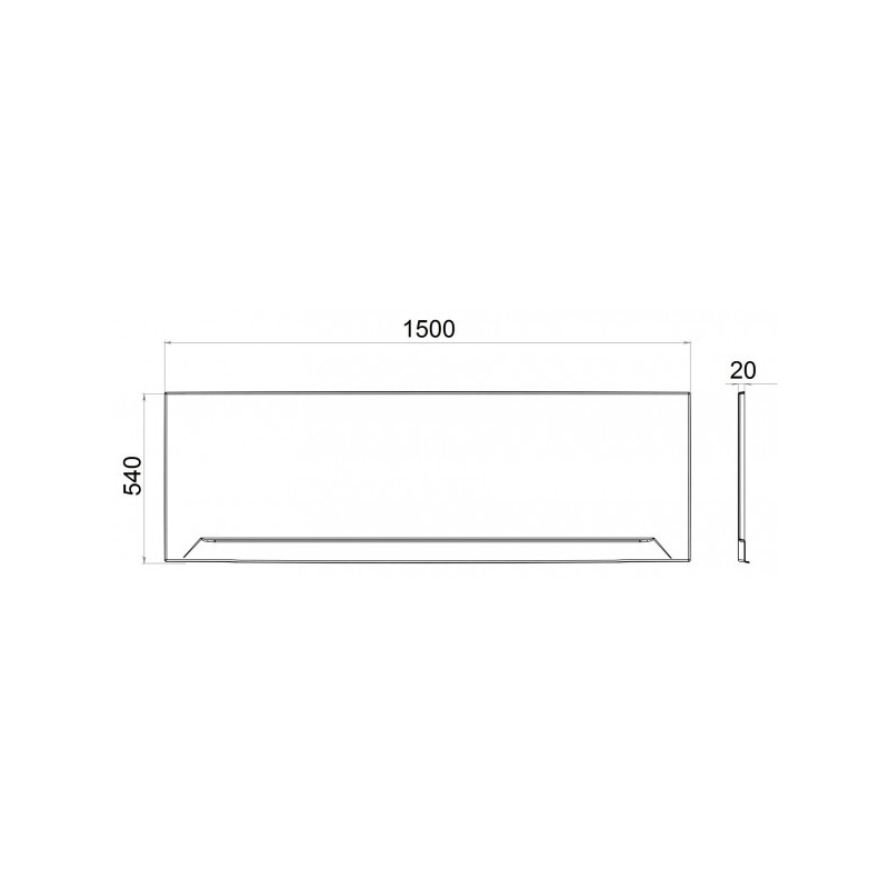 Экран для ванны Triton Аура, Джена, Прага, Алекса 150 см параметры