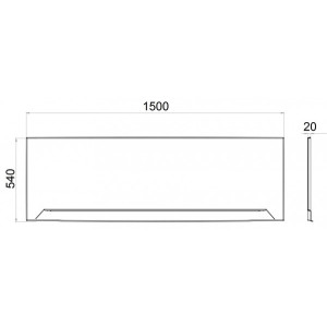 Экран для ванны Triton Аура, Джена, Прага, Алекса 150 см параметры