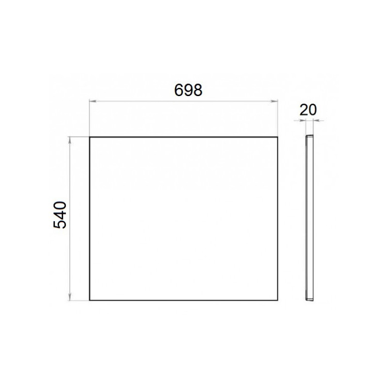 Экран для ванны Triton Эмма 70 см параметры